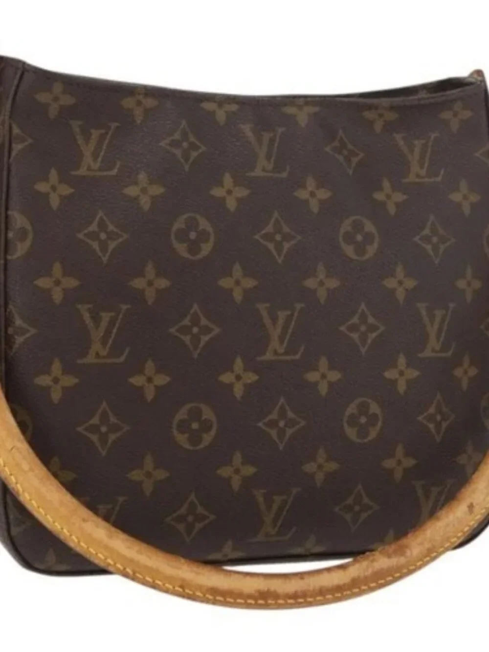 LOUIS VUITTON Monogram Looping MM Shoulder Bag M51146 LV Auth ka3657